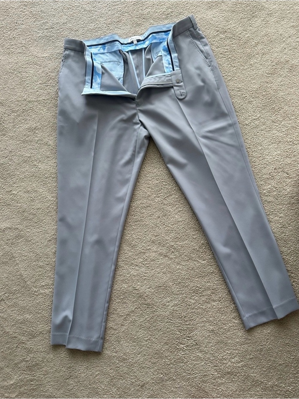 Peter Millar Men's Light Gray Dress Pants - Classic Tailored Fit NWOT!